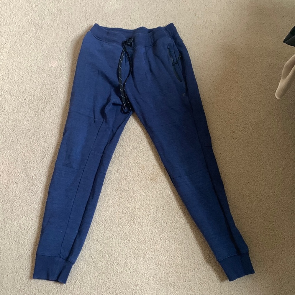 Blue mens joggers